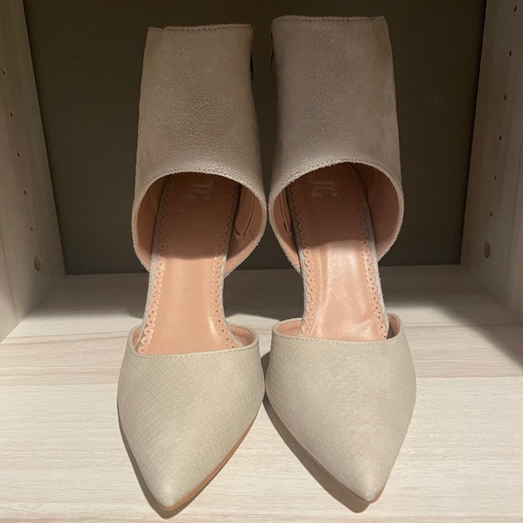 Grey pointed toe pump size 10 - Picture 1 of 3